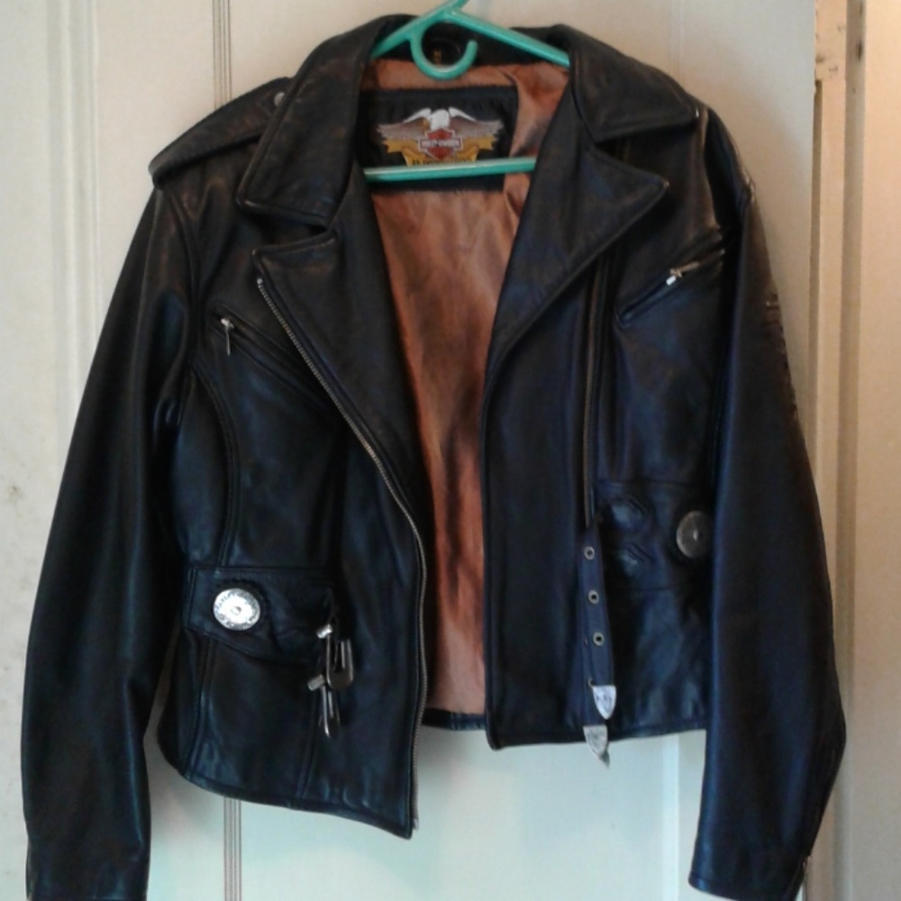 Harley Davidson leather coat